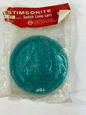 Brand New Old Stock Stimpsonite Switch Lamp Lens Railroad Signal Green Aqua Blue for sale  Oxford