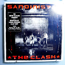 THE CLASH~SANDINISTA~RARO ORIG'81 EPIC 3LP CONJUNTO com POSTER~EM ENCOLHIMENTO, com ADESIVO~ESTADO PERFEITO comprar usado  Enviando para Brazil