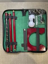 Usado, Conjunto de putter de golfe portátil mini kit de equipamento de golfe com bola putter destacável novo comprar usado  Enviando para Brazil