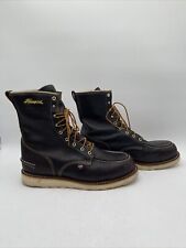 Usado, Botas de trabajo impermeables para hombre Thorogood American Heritage 9" marrón oscuro talla 14D segunda mano  Embacar hacia Argentina