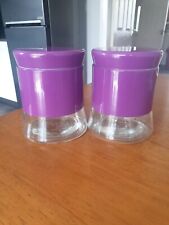 Purple storage jars. for sale  Shipping to Ireland