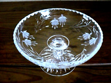 Stuart crystal tazza for sale  HEREFORD