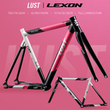 Fixed Gear Frameset Extra Light Track/Single Speed Rennrad Rahmen Carbon Gabel comprar usado  Enviando para Brazil