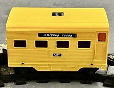 Trem elétrico vintage Remco Mighty Casey 13,5" longo caixa amarela carro ferrovia comprar usado  Enviando para Brazil