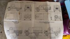 Bedford truck drawings for sale  HELSTON