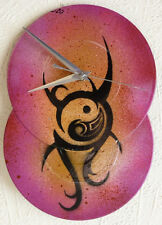 Tribal art clock..funky..spray for sale  BOURNEMOUTH