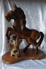 Carved wooden horse for sale  ROCHESTER
