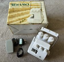 Sew Land Overlock Sewing Machine SM 1091 PAT & Function Tested Working Boxed VGC for sale  Shipping to South Africa
