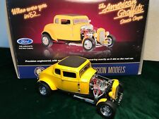The American Graffiti Deuce Coupe Franklin Mint Yellow movie replica 1:24 scale  for sale  Shipping to Canada