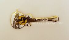 ┥ PIN DE GUITARRA ELÉCTRICA EN FORMA DE GUITARRA HARD ROCK Cafe LONDRES Inglaterra Big Ben EN FORMA Solapa Blanca segunda mano  Embacar hacia Argentina