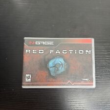 Red Faction (N-Gage, 2003) Nokia THQ -- Complete, Rare and OOP for sale  Shipping to South Africa