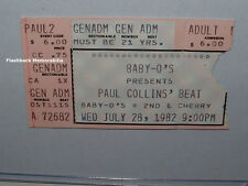 Ingresso para concerto PAUL COLLINS BEAT 1982 SEATTLE BABY-O's mega raro THE NERVOS comprar usado  Enviando para Brazil