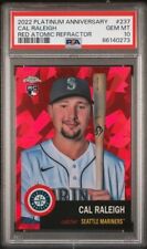 2022 Topps Chrome Platinum Red Atomic Ref Cal Raleigh Rc (23/100) PSA 10 GB162, used for sale  Shipping to South Africa