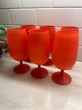 Orange goblets rainbow for sale  Marietta