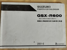 Genuine suzuki gsxr600 for sale  TONBRIDGE