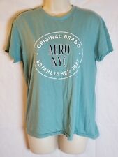 Camiseta Aeropostale azul-petróleo Aero 1987 marca original manga curta tamanho XS, usado comprar usado  Enviando para Brazil
