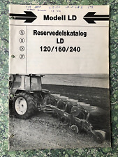 Kverneland Model LD 120 160 240 Mounted Plough Parts List N S DK SF NOT ENGLISH til salgs  Frakt til Norway
