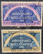 Selo Itália Sc 637-8, Conjunto Patto Atlantico, Usado Muito Bom Estado CV$2,75 (AS) comprar usado  Enviando para Brazil