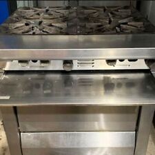 Garland 4 burner top with full size oven commercial restaurant kitchen equipment for sale  Sterling Heights