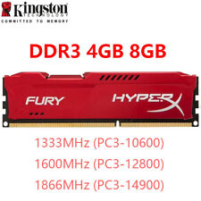 Usado, Memória RAM DIMM para desktop HyperX FURY DDR3 4GB 8GB 16GB 32G 1333 1600 1866 240 pinos comprar usado  Enviando para Brazil