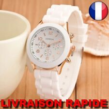 Montre blanche quartz d'occasion  Pommeuse