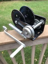 Fulton 2500 Lb 2 Speed Hand Crank Winch w/ Brake 596-A ATV Boat Trailer Fishing for sale  Shipping to South Africa