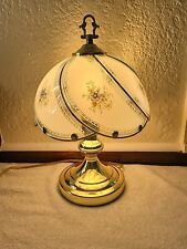 Brass And Glass Floral Vintage Touch Lamp Petals Shape Three  Brightness Levels for sale  Shipping to South Africa