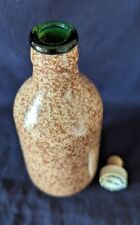 Vintage Overlaid Green  Laphroaig Whisky Bottle with Cork Stopper  for sale  Shipping to South Africa