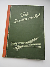 Rechenschieber buch 1930er gebraucht kaufen  Deutschland