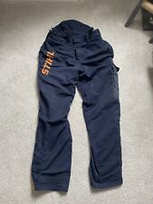 stihl chainsaw trousers for sale  BRISTOL