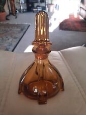 Czechoslovakian Amber Glass Decanter for sale  Shipping to South Africa
