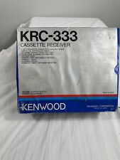 Vintage Kenwood KRC-333 Pull Out Security High Power Cassette Receiver Used for sale  Shipping to South Africa