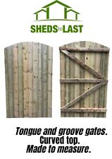 Wooden garden gate, Side Gate Made To Measure Tongue and Groove Pressure Treated, used for sale  Shipping to South Africa