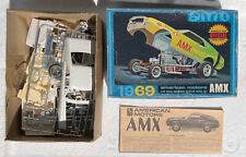 Coche AMX original sin construir 1969 Kit por AMT con piezas de stock, caja e instrucciones. AMC segunda mano  Embacar hacia Mexico