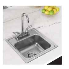 Elkay 15" x 15" Kitchen Sink All-in-one Kit for sale  Shipping to South Africa