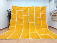 FEITO SOB ENCOMENDA - Tapete personalizado marroquino feito à mão decoração para casa tapete amarelo comprar usado  Enviando para Brazil