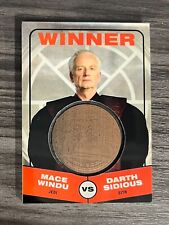 Used, 2015 Topps Star Wars Chrome Perspectives Windu V Sidious WINNER BRONZE Medallion for sale  Shipping to South Africa