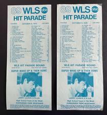 Vintage 1970 WLS Radio 89 Hit Parade Music Survey Top 30 - 4 de outubro de 1970 comprar usado  Enviando para Brazil