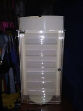 Revolving Jewelry Display Case 2 Sides With 12 Shelves And Locks. No Key. Mirror for sale  Shipping to South Africa
