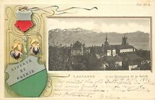 C1901 postcard lausanne d'occasion  Expédié en Belgium