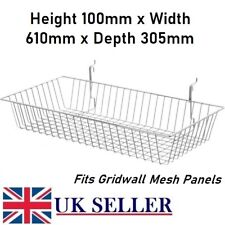 Gridwall mesh chrome for sale  BRADFORD