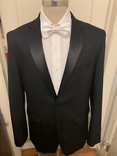 Used, Men's Black Perry Ellis Portfolio 42L Slim Fit Tuxedo  Jacket Prom /Wedding for sale  Shipping to South Africa