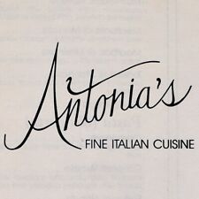 1990s Antonia's Italian Cuisine Restaurant Menu 817 US Highway 6 Dillon Colorado for sale  Shipping to South Africa