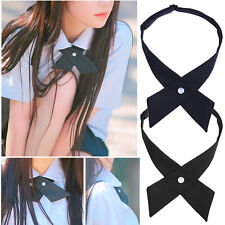 Gravata borboleta feminina pré-amarrada gravata cruzada para menina uniforme JK&JC cosplay, usado comprar usado  Enviando para Brazil