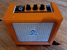 Amplificador de guitarra portátil Orange Crush Mini (Micro Crush CR3) (bateria ou rede elétrica), usado comprar usado  Enviando para Brazil