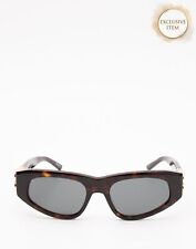 RRP€340 BALENCIAGA Cat Eye Sunglasses BB Logo Glossy Frame Made in Italy for sale  Shipping to South Africa