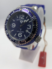Relógio masculino Swiss Legend Neptune 21848P-11 aço/azul tamanho grande COMO ESTÁ comprar usado  Enviando para Brazil