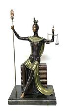Usado, Erte "LADY JUSTICE" - Roman de Tirtoff BRONCE Art Deco ESCULTURA 210/500 segunda mano  Embacar hacia Argentina