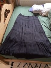Black maxi skirt for sale  SEAHAM