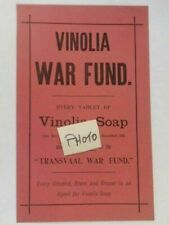 Vinolia transvaal war for sale  ST. ALBANS